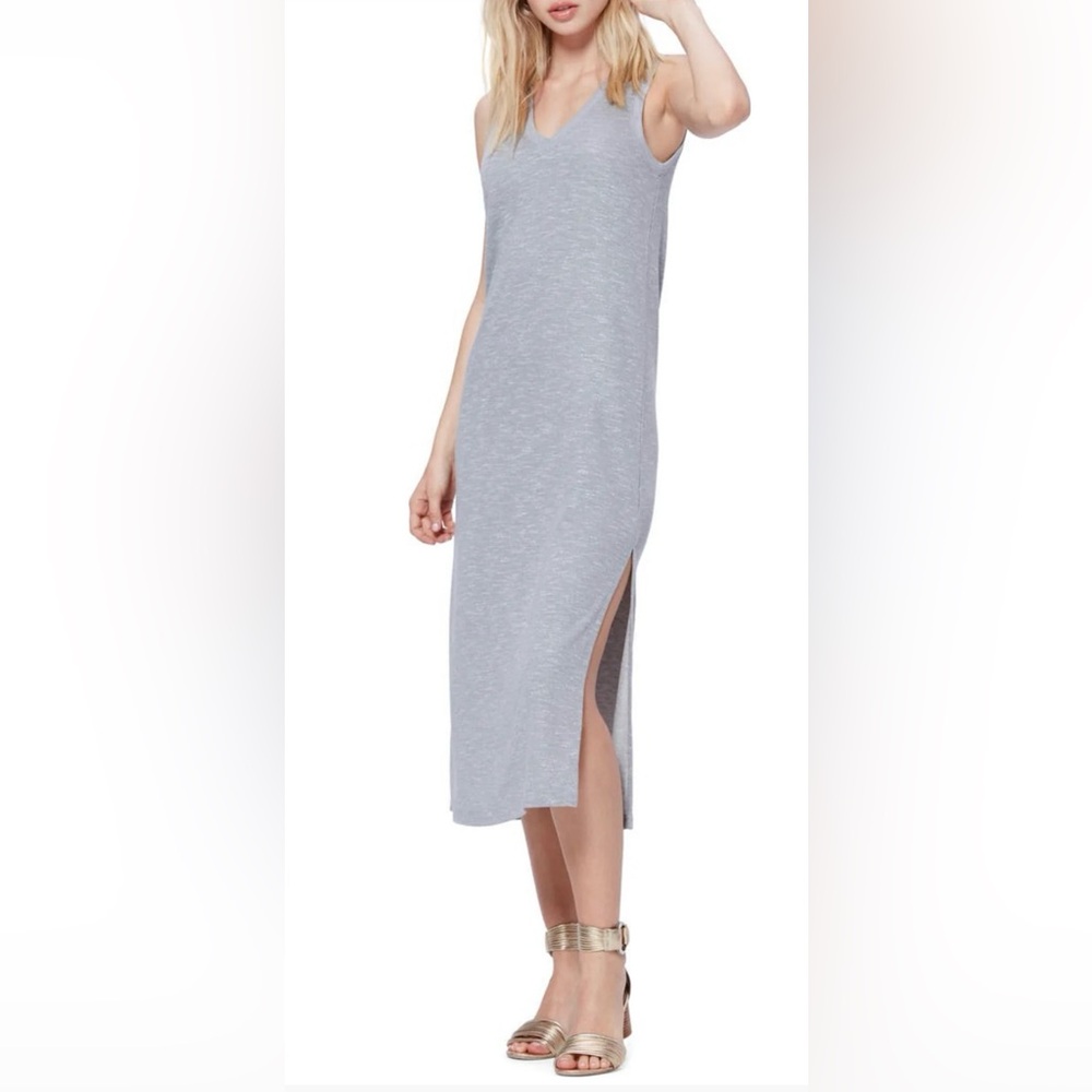 PAIGE Sage Midi Tank Dress In Heather Grey EUC Size S